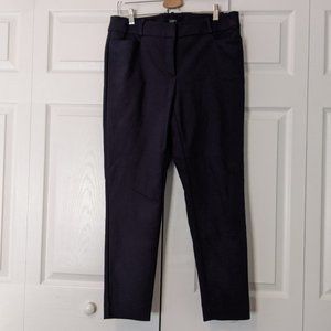LOFT Curvy Skinny Ankle Pants - DARK BLUE